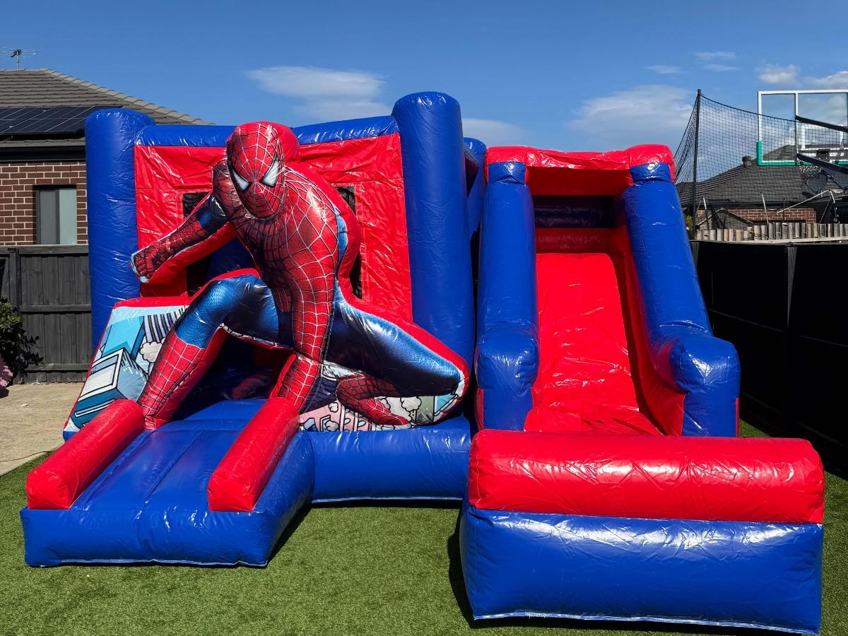 🕷️ Spider-Man 4×4m Jumping Castle with Slide