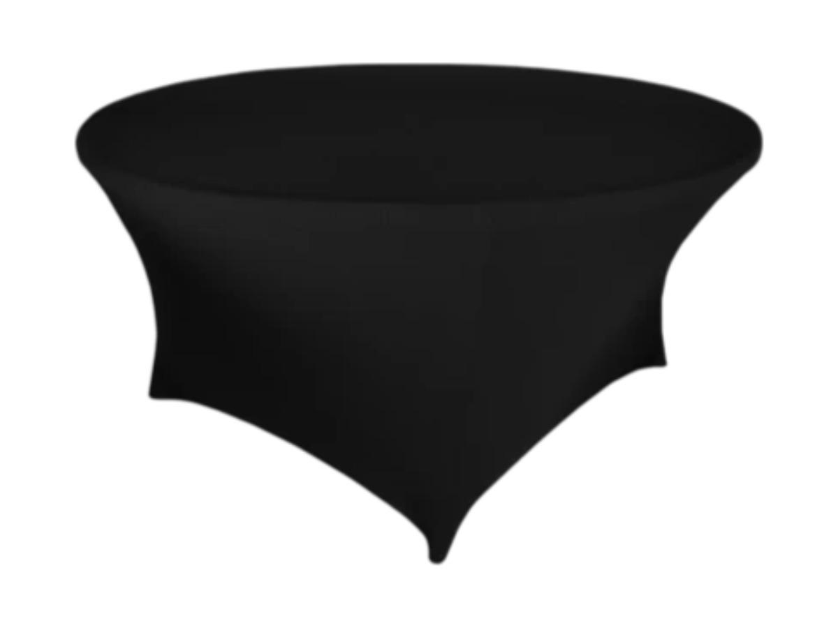 Black Round Table Cover