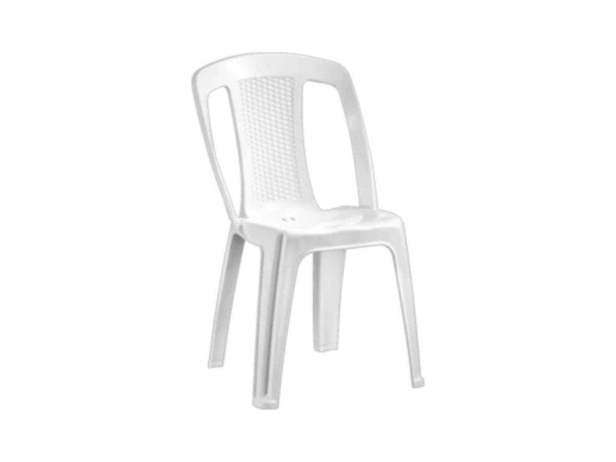 White Plastic Stackable Chair Hire