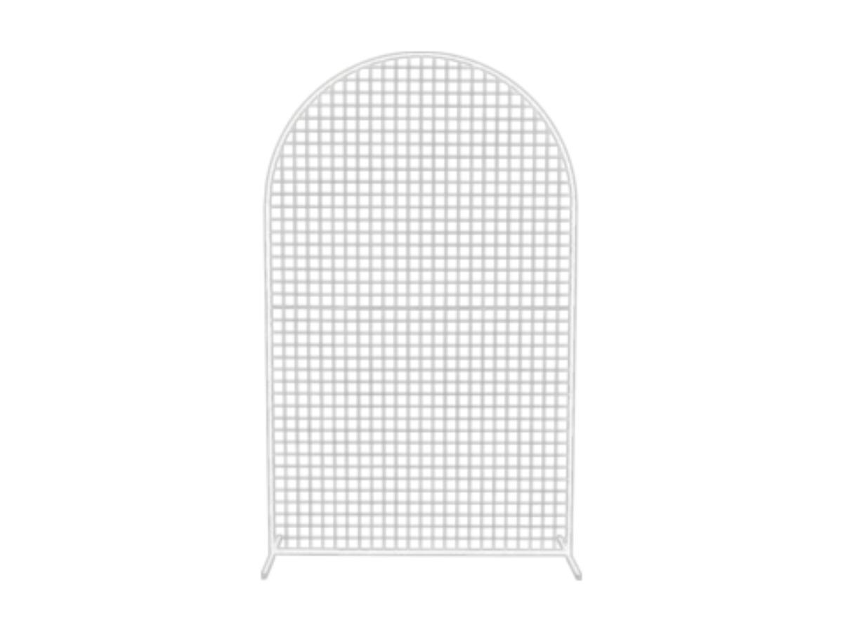 White Round Backdrop Stand 2m